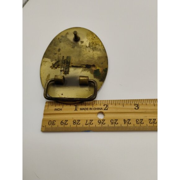 Vintage WILD WELL CONTROL Brass Limited Edition Belt Buckle - Picture 10 of 10